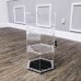FixtureDisplays Clear Plexiglass Acrylic Spinning Cabinet Display Case for Jewewlry, Cell Phone, Valuable 12